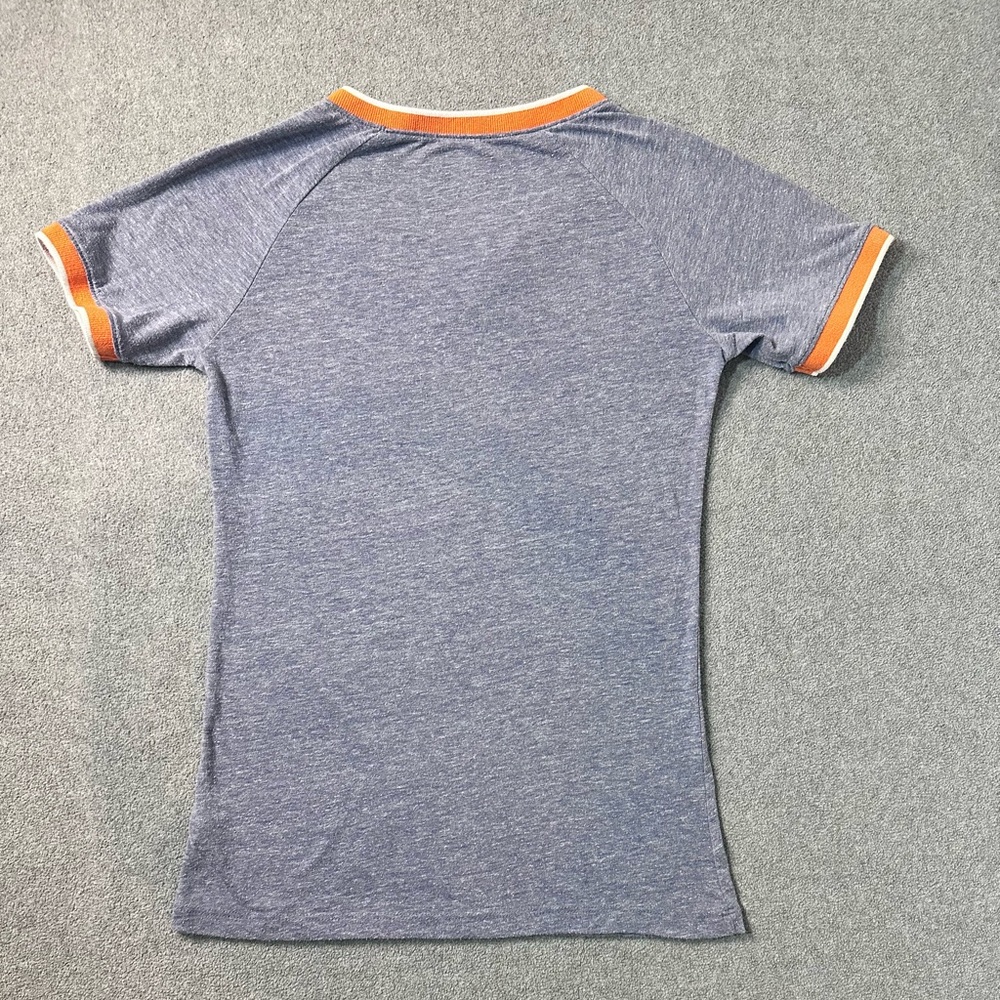 MLB Houston Astros T-shirt Heather Blue V Neck fitted size medium - Picture 6 of 10